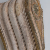 Architectural Pair Of Carved Giltwood Oak Corbels