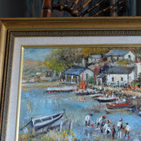 Life On The River Oil On Canvas By Ira Englefield