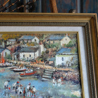 Life On The River Oil On Canvas By Ira Englefield