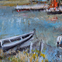 Life On The River Oil On Canvas By Ira Englefield