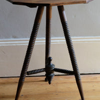 Octagonal Topped Bobbin Legged Gypsy Table