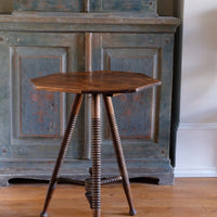 Octagonal Topped Bobbin Legged Gypsy Table