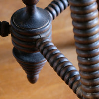 Octagonal Topped Bobbin Legged Gypsy Table