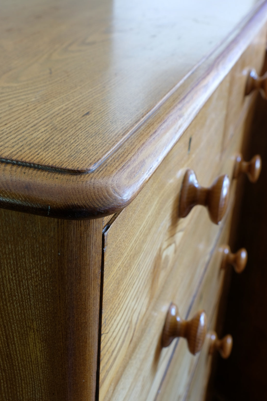 Antique Ash Chest Of Drawers Two Small Over Four Long Drawers Circa 1860