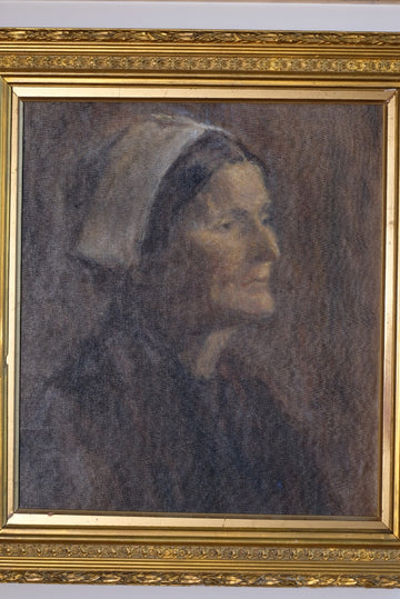 Portrait Of A Women Oil On Canvas