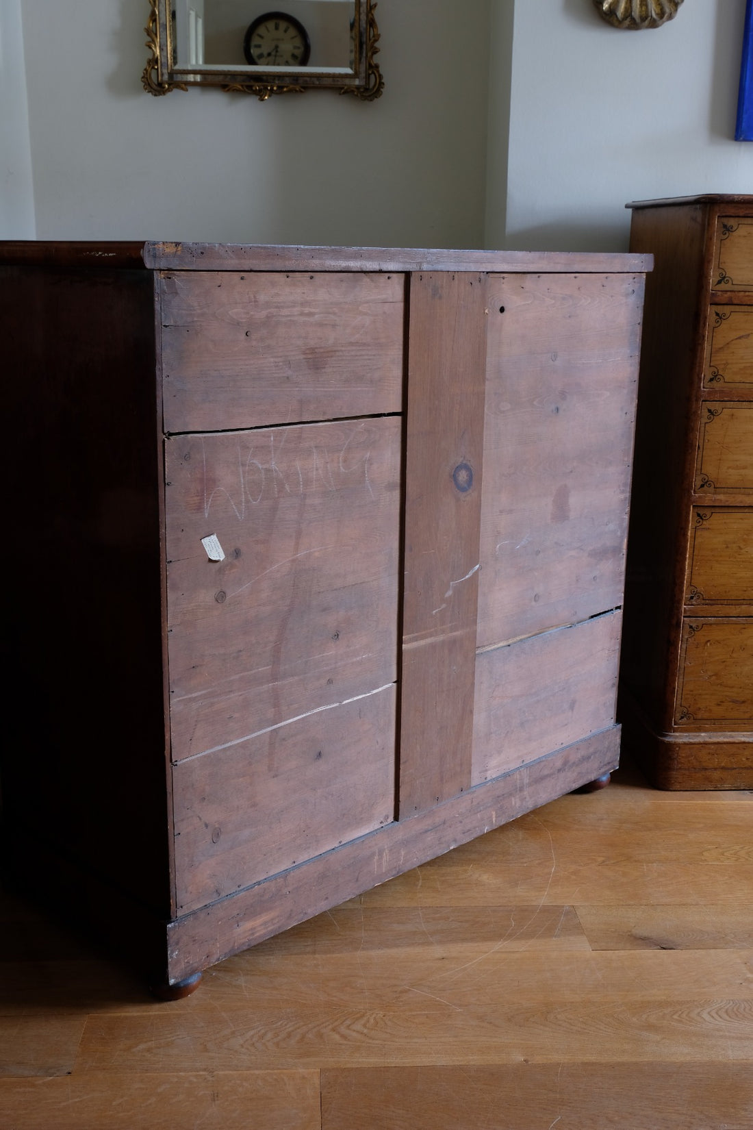 Victorian Mahogany Chest of Drawers – 2‑over‑3 Large Storage