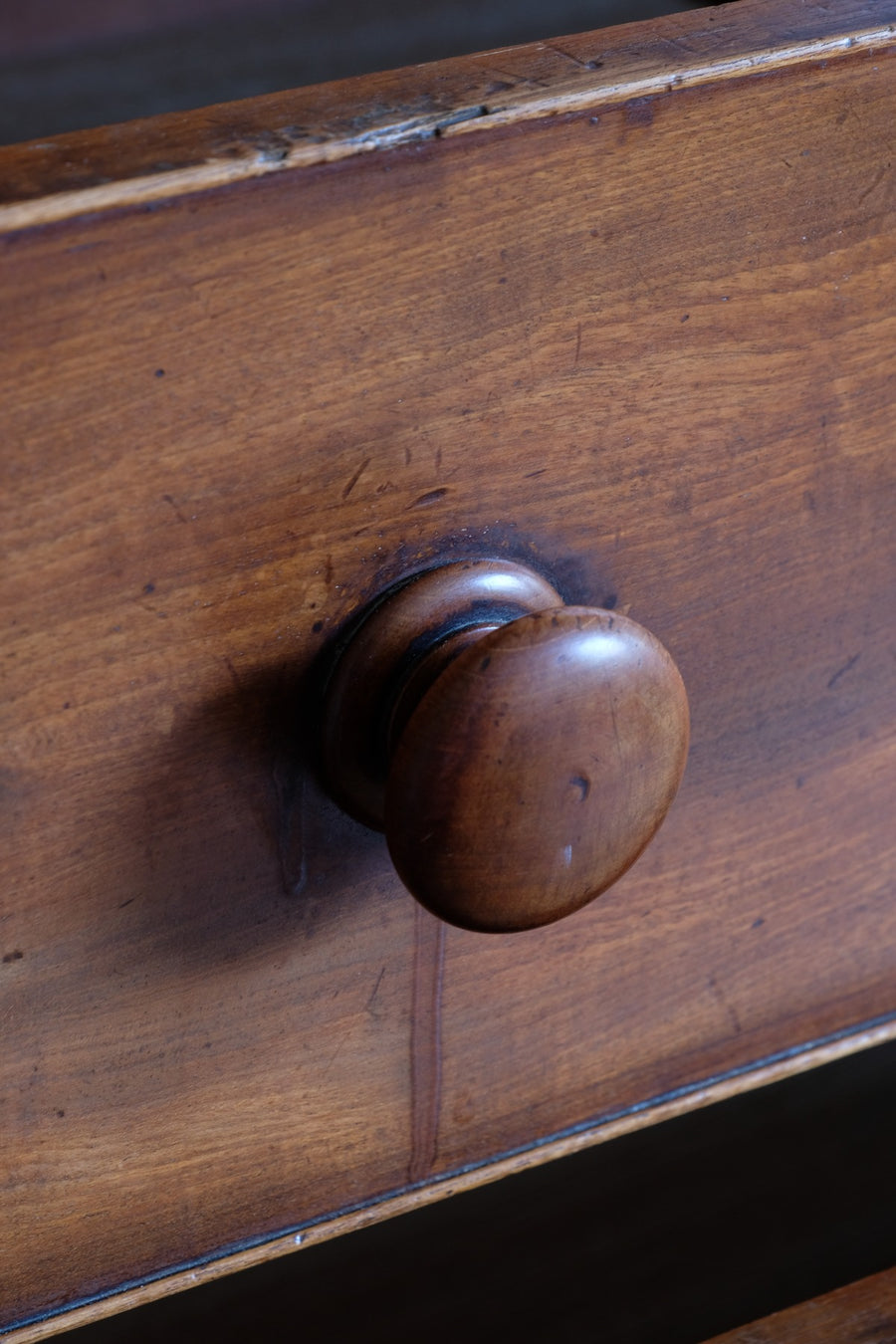dovetail joints on drawer boxes - Victorian Mahogany Chest of Drawers – 2‑over‑3 Large Storage