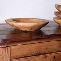 Burr Oak Turned Shallow Bowl 1001838