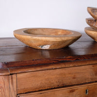 Burr Oak Turned Shallow Bowl 1001838