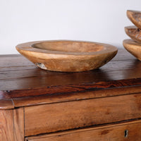 Burr Oak Turned Shallow Bowl 1001838