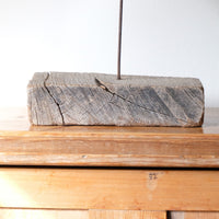 Martin Scorey primitive folk art cockerel sculpture on driftwood