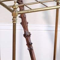 Edwardian Brass And Cast Iron Stick And Umbrella Stand Circa 1910