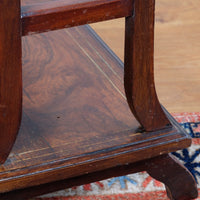 Victorian Inlaid Rosewood Towel Rail Clothes Horse Antique Stand