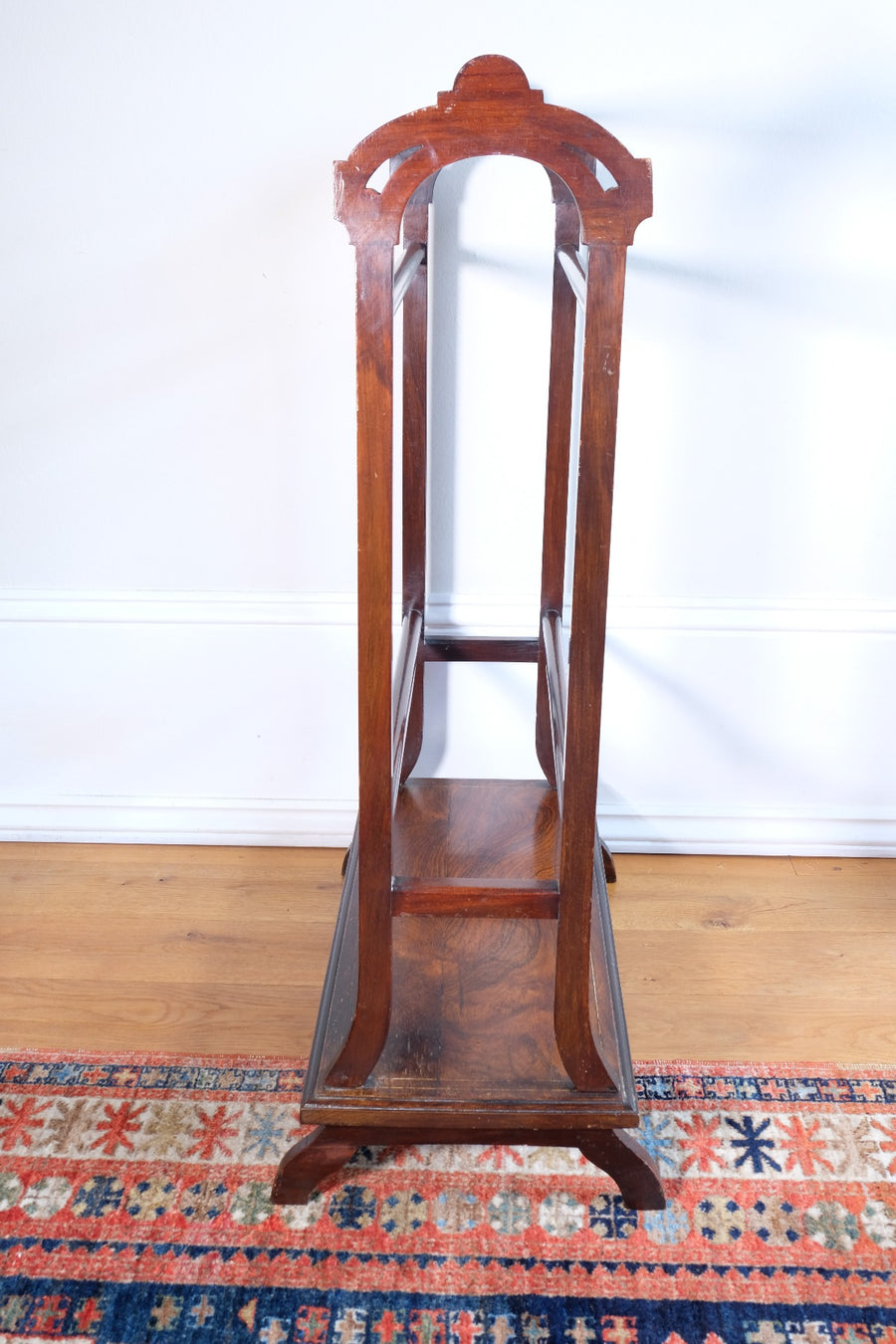 Victorian Inlaid Rosewood Towel Rail Clothes Horse Antique Stand