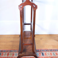 Victorian Inlaid Rosewood Towel Rail Clothes Horse Antique Stand