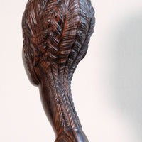 Carved Ebony Female Bust Sculpture Roland Ogiamien 1980 African Art