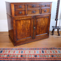 Antique George III Mahogany Sideboard – Multi-Drawer Cupboard Design