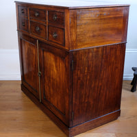 Antique George III Mahogany Sideboard – Multi-Drawer Cupboard Design