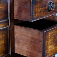 Antique George III Mahogany Sideboard – Multi-Drawer Cupboard Design