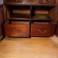 Antique George III Mahogany Sideboard – Multi-Drawer Cupboard Design