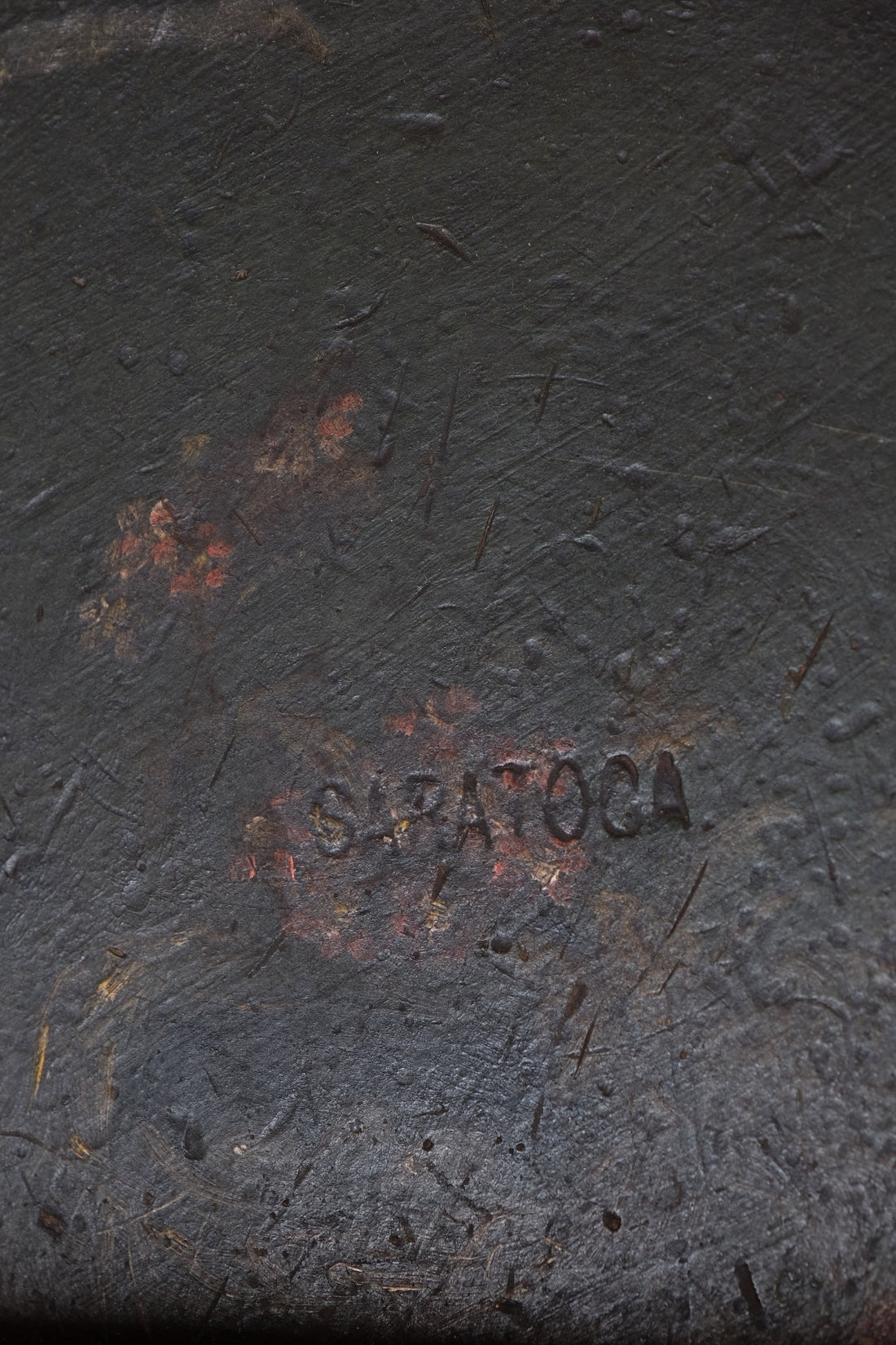 Saratoga stamped antique bentwood box with blossom and nest design