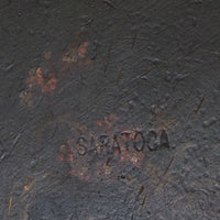 Saratoga stamped antique bentwood box with blossom and nest design
