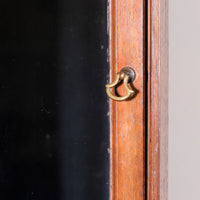 Mahogany Astral Glazed Wall Display Cupboard c 1910