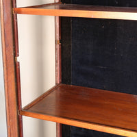 Mahogany Astral Glazed Edwardian Wall Display Cupboard Circa 1910