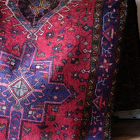 Vintage Middle Eastern Wool Vibrant Hall Runner