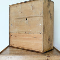 Scratch Built Pine Cupboard With Four Varied Drawers