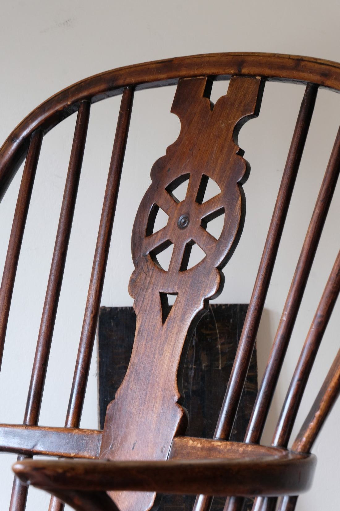 19th Century Windsor Wheelback Armchair in Ash & Elm