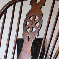 19th Century Windsor Wheelback Armchair in Ash & Elm