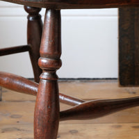 leg of a 19th Century Windsor Wheelback Armchair in Ash & Elm