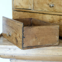 Scratch Built Pine Cupboard With Four Varied Drawers