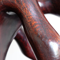 African Abstract Mahogany Sculpture Inspired by Rodin and Henry Moore