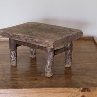 19th Century Painted Pine Milking Stool