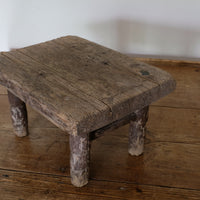 19th Century Painted Pine Milking Stool