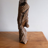 Makonde Root Wood Bust – Tribal Elder Portrait Sculpture