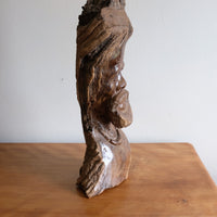 Makonde Root Wood Bust – Tribal Elder Portrait Sculpture