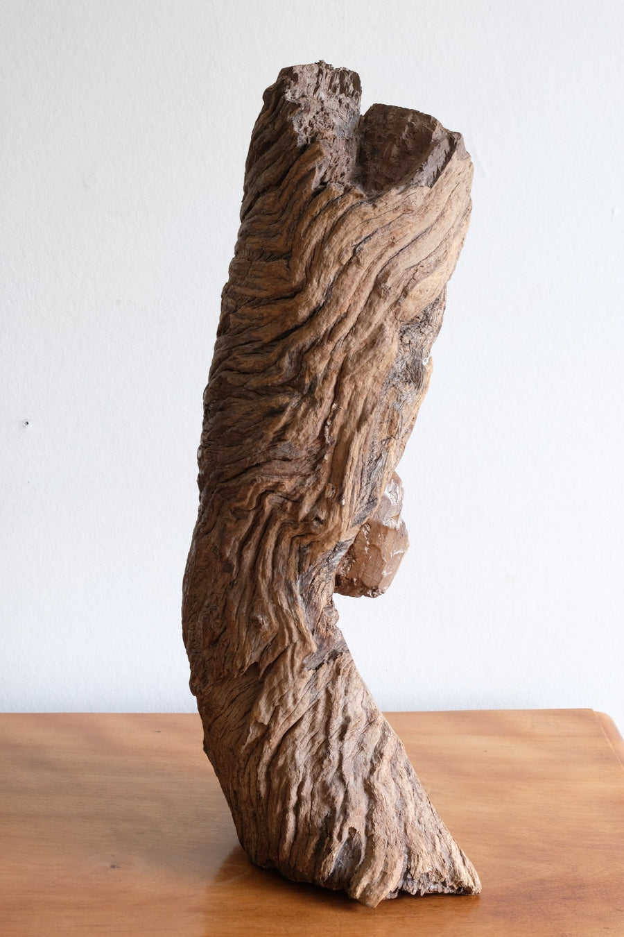 Makonde Root Wood Bust – Tribal Elder Portrait Sculpture