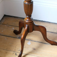 Mahogany Torchière Stand With Cabriole Legs