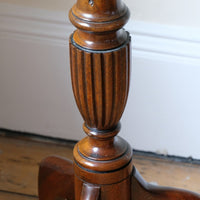 Mahogany Torchière Stand With Cabriole Legs