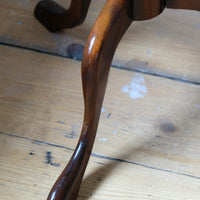 Mahogany Torchière Stand With Cabriole Legs