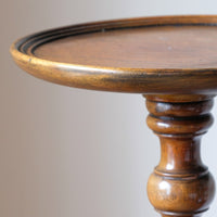 Mahogany Torchière Stand With Cabriole Legs