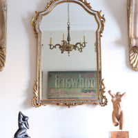 Italian Baroque Giltwood Wall Mirror 1957