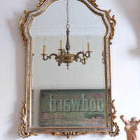 Italian Baroque Giltwood Wall Mirror 1957
