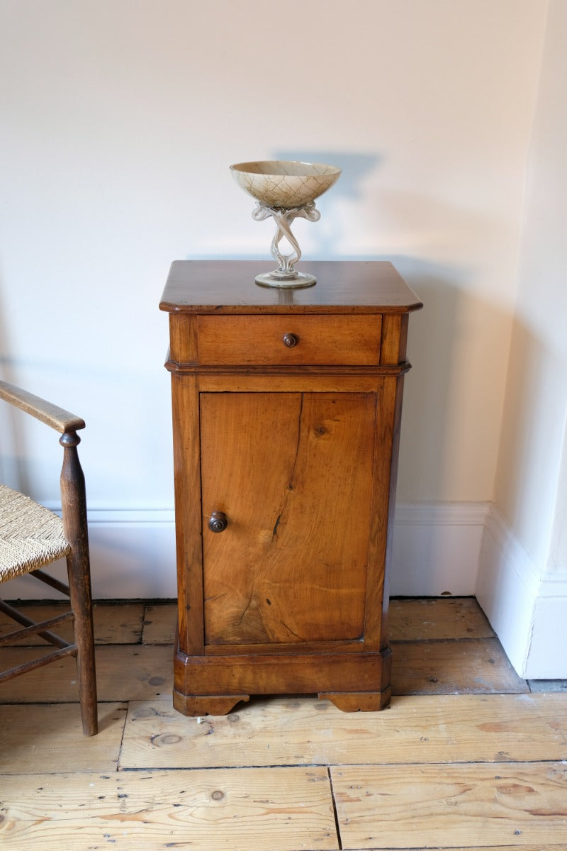 19th Century Walnut Bedside Cupboard