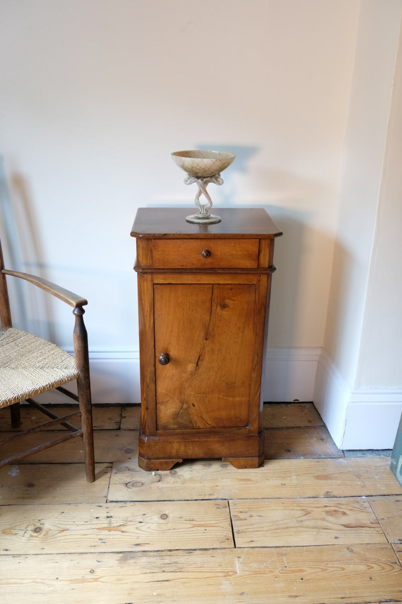 19th Century Walnut Bedside Cupboard