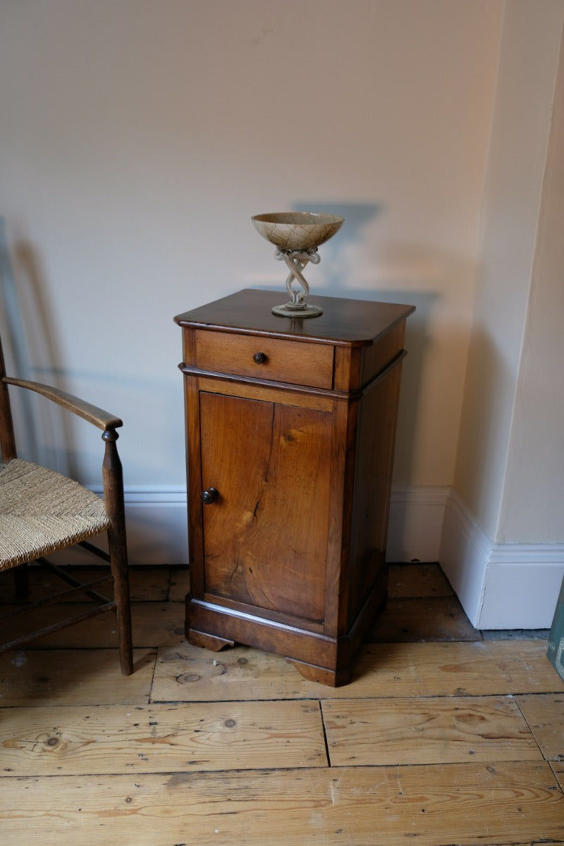 19th Century Walnut Bedside Cupboard