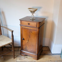 19th Century Walnut Bedside Cupboard